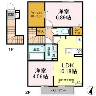 シャルム【2階】の間取り