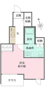 恵比寿樹乃家【1階】の間取り