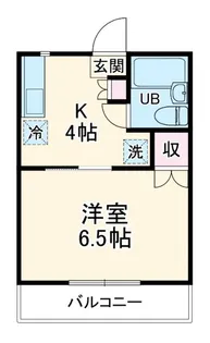マンションHERO【1階】の間取り