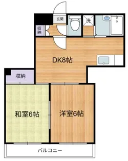 カーサデ16【2階】の間取り