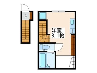 ポルトボヌール壱番館【2階】の間取り