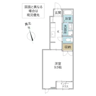 belle prunelle【1階】の間取り