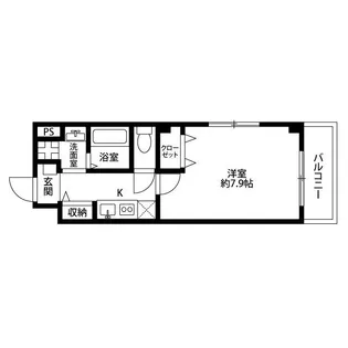 アンプルールフェールWada【2階】の間取り