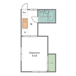 ヴィラワクイ【2階】の間取り