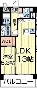 マーベラス近見【2階】の間取り