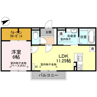 プリムール【2階】の間取り