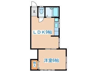 渡辺荘【2階】の間取り