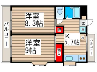 カ・ピエ花園【3階】の間取り