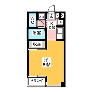 メゾンドキャッスル【3階】の間取り