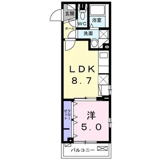 カステロ板橋本町【4階】の間取り