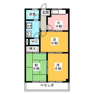 アーバンヒルズT2【1階】の間取り