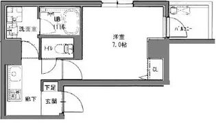 B CITY両国【2階】の間取り