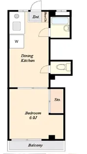 ハイムウチダ【1階】の間取り