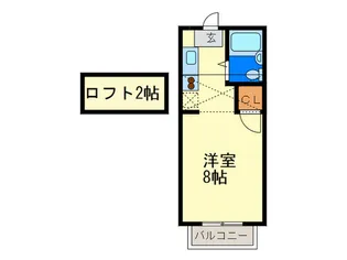 福岡県福岡市南区花畑4【アパート】の間取り