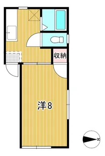 コーポクボタ【1階】の間取り