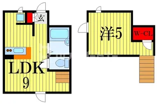 カーサハーツの間取り