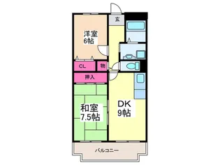 メゾンア-ル【2階】の間取り