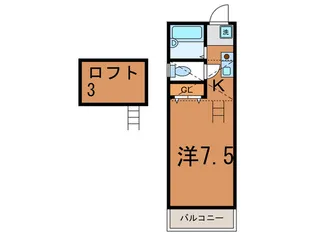 パ-クアベニュ-世田谷【2階】の間取り