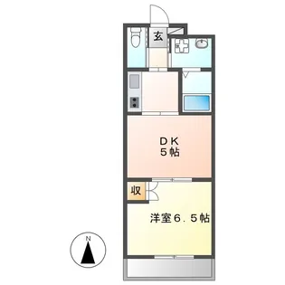 コアレジデンス【8階】の間取り