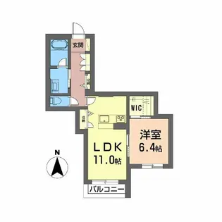 グリナ一ジュ【2階】の間取り