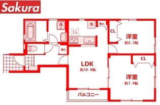 SPICA C棟【1階】の間取り