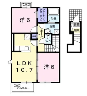 エムズ サニー ガーデン VIII【2階】の間取り