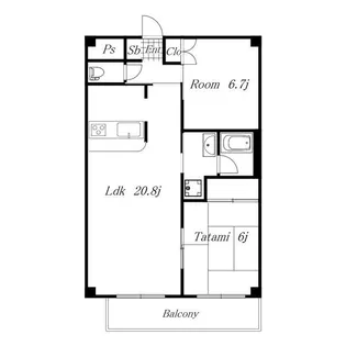 サンレジデンス藤江【2階】の間取り