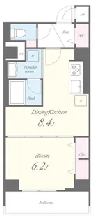 アーク日本橋人形町【6階】の間取り