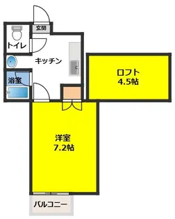 ピースフルI【1階】の間取り