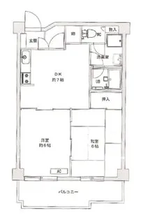 三越ゼームス坂マンション【8階】の間取り