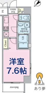 アークヒルズ横浜英町【4階】の間取り