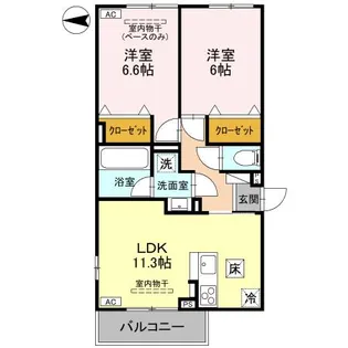 DR相木COEUR【1階】の間取り