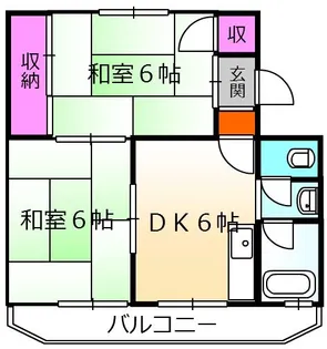 NHマンション【1階】の間取り