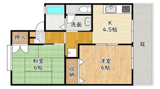 パレーシャル塚本【1階】の間取り