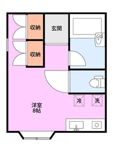 Casa la gauche【2階】の間取り