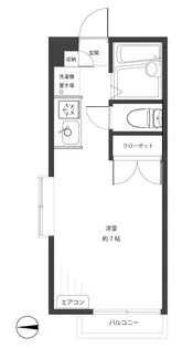 エステートピア【2階】の間取り