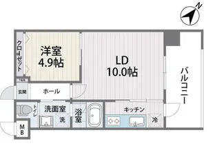 S FORT筑紫通り【8階】の間取り