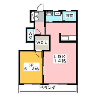 ルミエール エミネンス【1階】の間取り