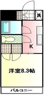 マ シャンブル【3階】の間取り
