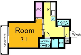パレスN御陵【3階】の間取り