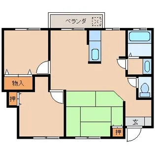 ミキハウス白木【2階】の間取り