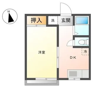 ファーストハイツ【2階】の間取り