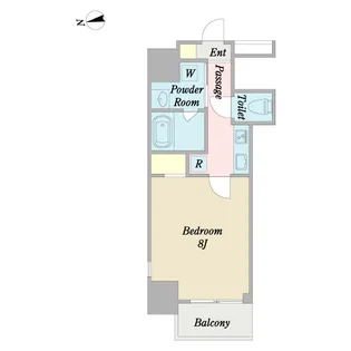 エスティープラム木場【9階】の間取り