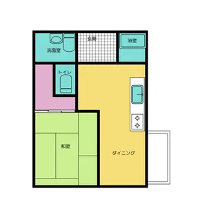 コーポルベーレ【6階】の間取り