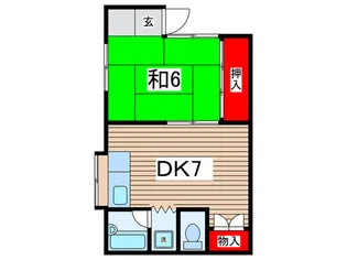 サンコスモ【1階】の間取り