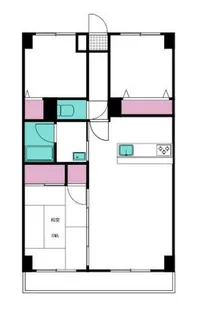 都民住宅アースフォーガル【3階】の間取り