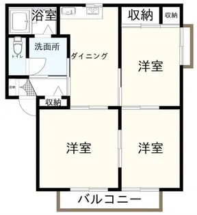 パークタウンA【1階】の間取り