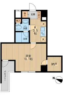 ユニフォート目黒中町【4階】の間取り