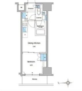 ルフォンプログレ門前仲町マークス【9階】の間取り