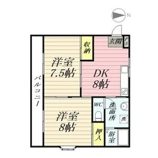 クインハイツ【1階】の間取り